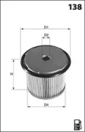 LUCAS FILTERS lfde101 -  Топливный фильтр